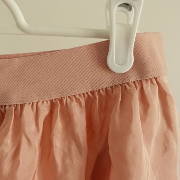 BCBG MAXAZRIA Women's Peach Pleated Mini Skirt - Picture 3 of 9